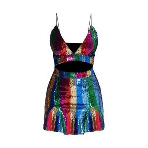 Sequin mini dress